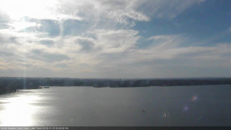Lake Travis webcam, November 15, 2018 2:40 PM CT