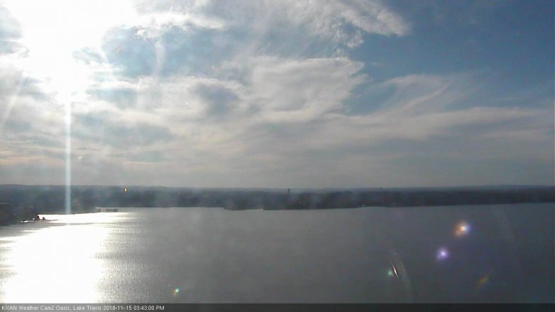 Lake Travis webcam, November 15, 2018 2:45 PM CT