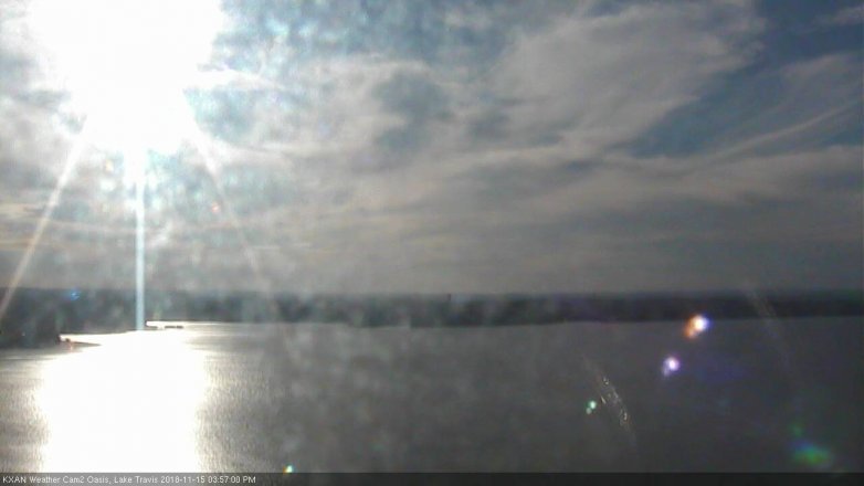 Lake Travis webcam, November 15, 2018 3:00 PM CT