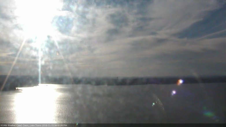 Lake Travis webcam, November 15, 2018 3:05 PM CT