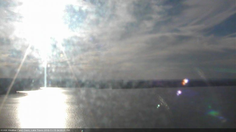 Lake Travis webcam, November 15, 2018 3:10 PM CT