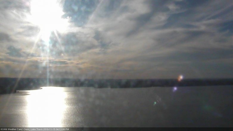 Lake Travis webcam, November 15, 2018 3:15 PM CT