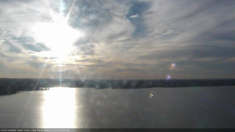 Lake Travis webcam, November 15, 2018 3:35 PM CT