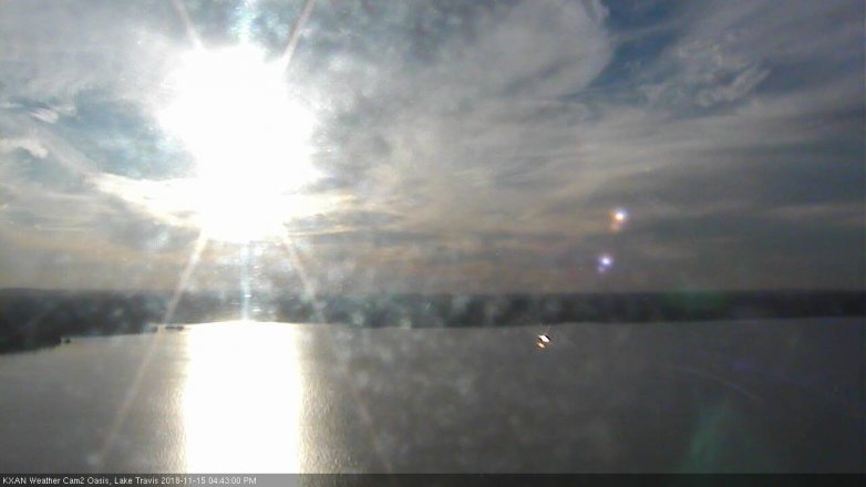 Lake Travis webcam, November 15, 2018 3:45 PM CT