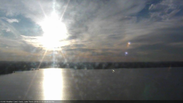 Lake Travis webcam, November 15, 2018 3:50 PM CT