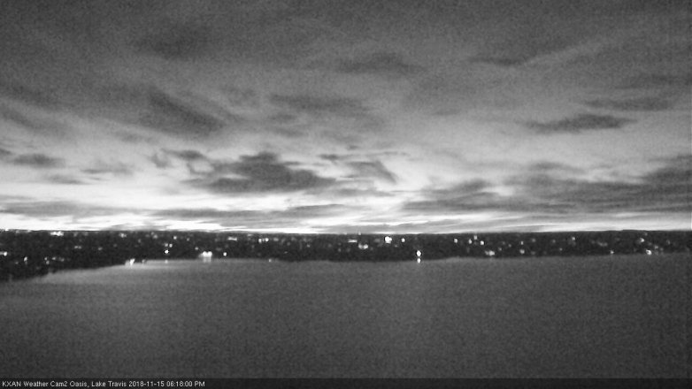 Lake Travis webcam, November 15, 2018 5:20 PM CT
