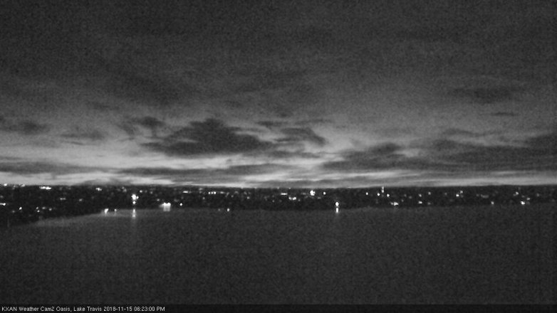 Lake Travis webcam, November 15, 2018 5:25 PM CT