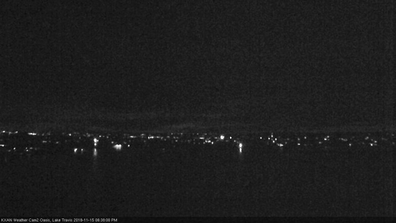 Lake Travis webcam, November 15, 2018 5:40 PM CT