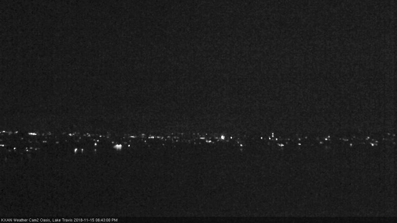 Lake Travis webcam, November 15, 2018 5:45 PM CT