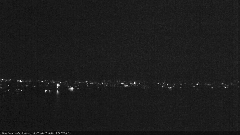 Lake Travis webcam, November 15, 2018 6:00 PM CT