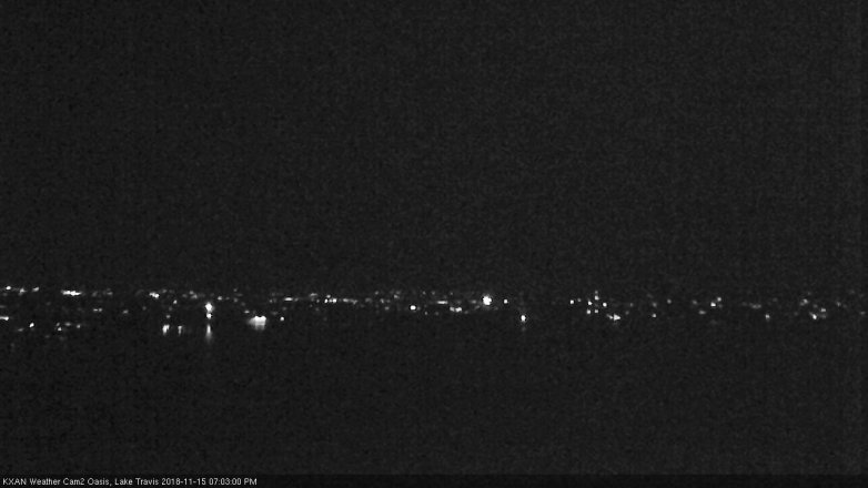 Lake Travis webcam, November 15, 2018 6:05 PM CT