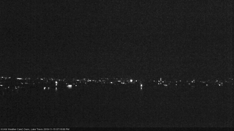 Lake Travis webcam, November 15, 2018 6:20 PM CT