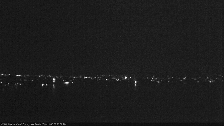 Lake Travis webcam, November 15, 2018 6:25 PM CT
