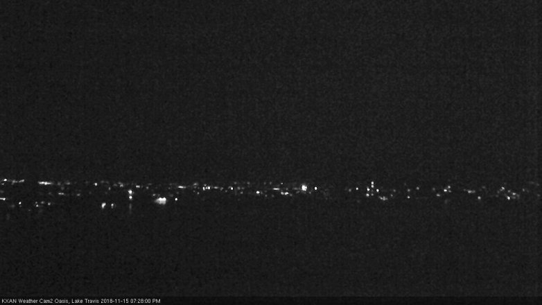 Lake Travis webcam, November 15, 2018 6:30 PM CT