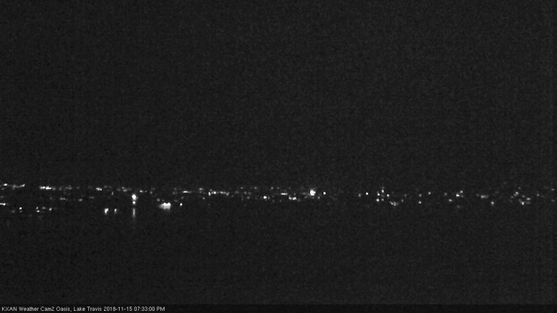 Lake Travis webcam, November 15, 2018 6:35 PM CT
