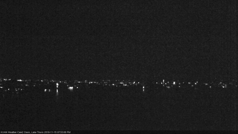 Lake Travis webcam, November 15, 2018 6:55 PM CT