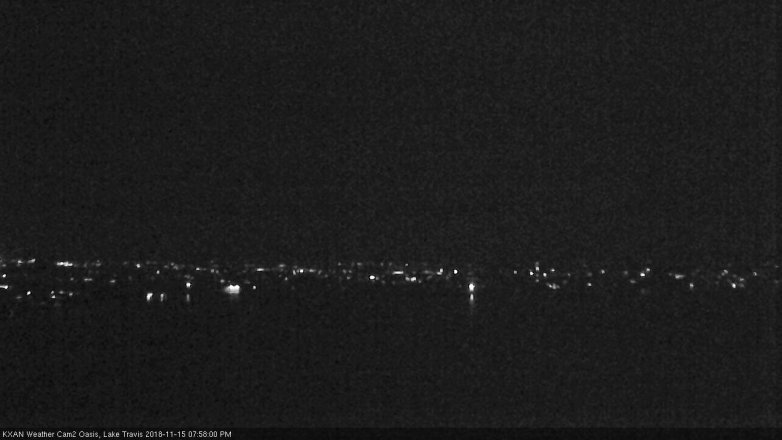 Lake Travis webcam, November 15, 2018 7:00 PM CT