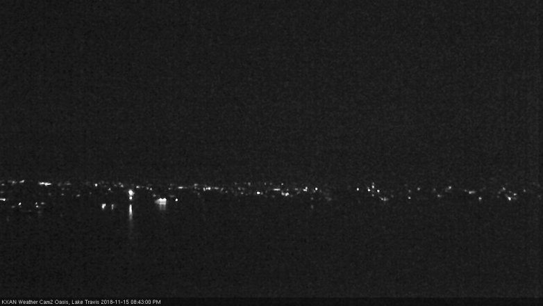 Lake Travis webcam, November 15, 2018 7:45 PM CT