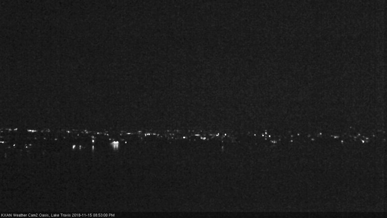 Lake Travis webcam, November 15, 2018 7:55 PM CT