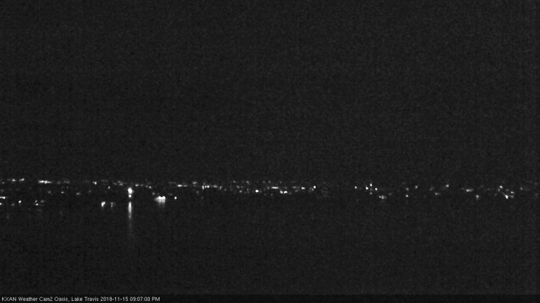Lake Travis webcam, November 15, 2018 8:10 PM CT