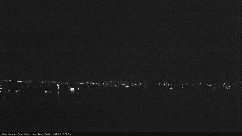 Lake Travis webcam, November 15, 2018 8:15 PM CT