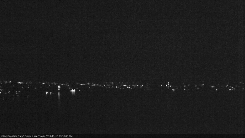 Lake Travis webcam, November 15, 2018 8:20 PM CT