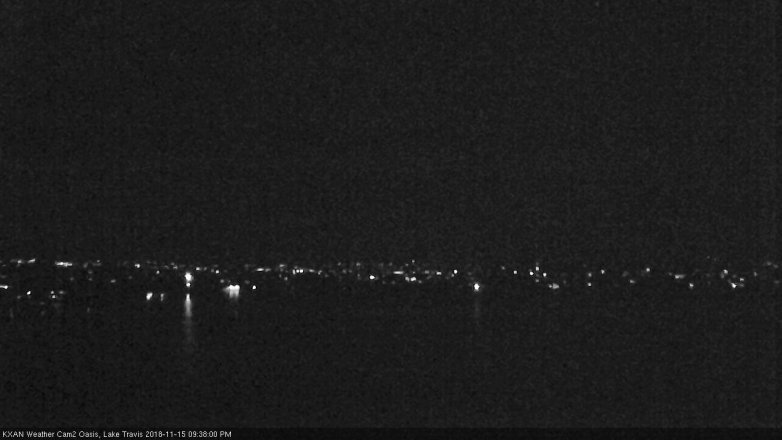 Lake Travis webcam, November 15, 2018 8:40 PM CT