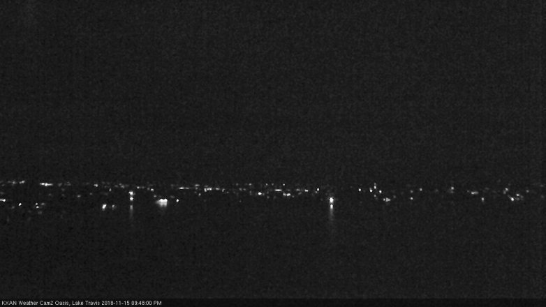 Lake Travis webcam, November 15, 2018 8:50 PM CT