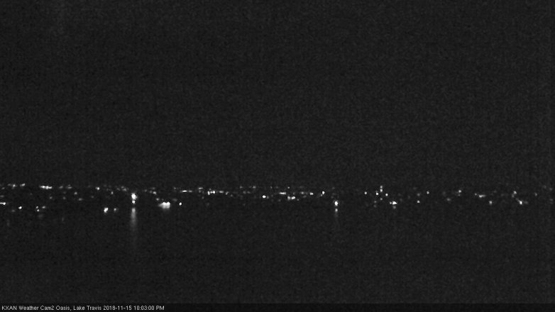 Lake Travis webcam, November 15, 2018 9:05 PM CT
