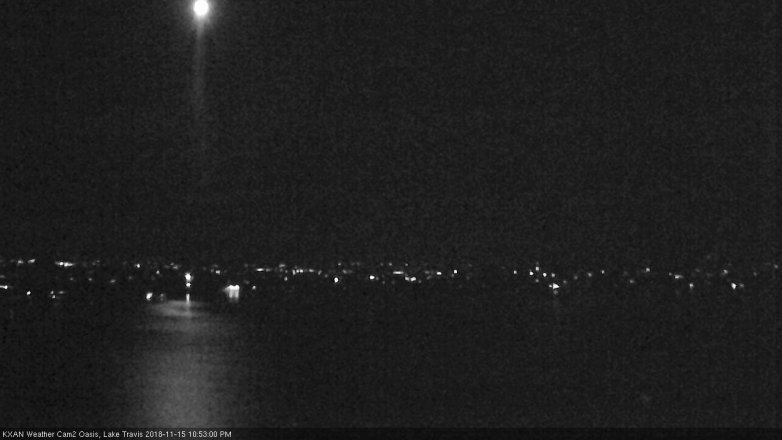 Lake Travis webcam, November 15, 2018 9:55 PM CT