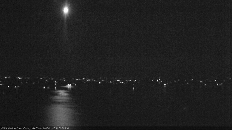 Lake Travis webcam, November 15, 2018 10:05 PM CT