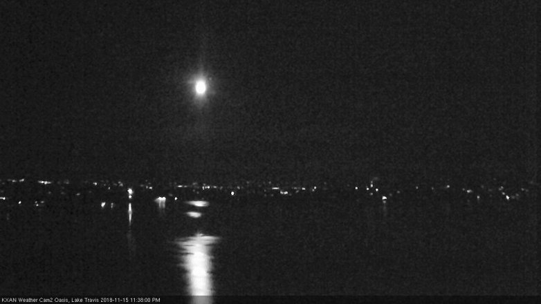Lake Travis webcam, November 15, 2018 10:40 PM CT
