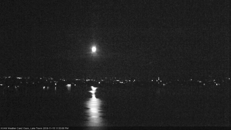 Lake Travis webcam, November 15, 2018 10:55 PM CT
