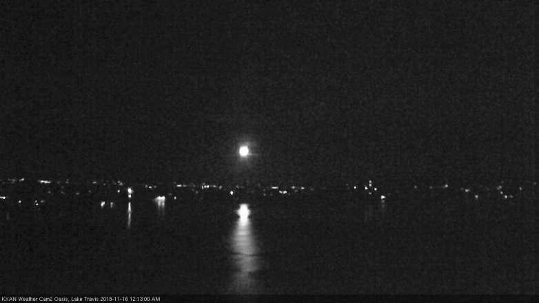 Lake Travis webcam, November 15, 2018 11:15 PM CT