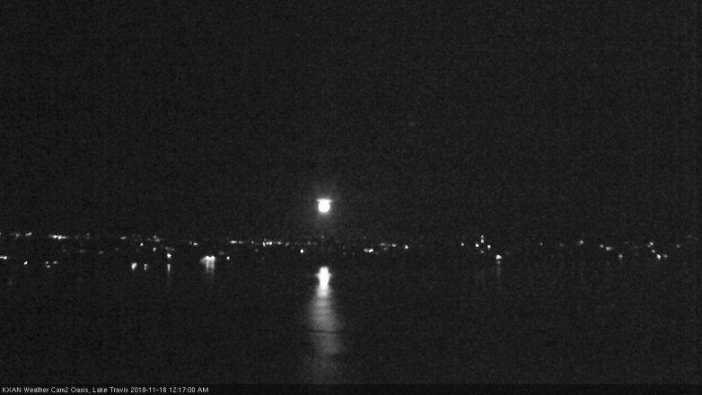 Lake Travis webcam, November 15, 2018 11:20 PM CT