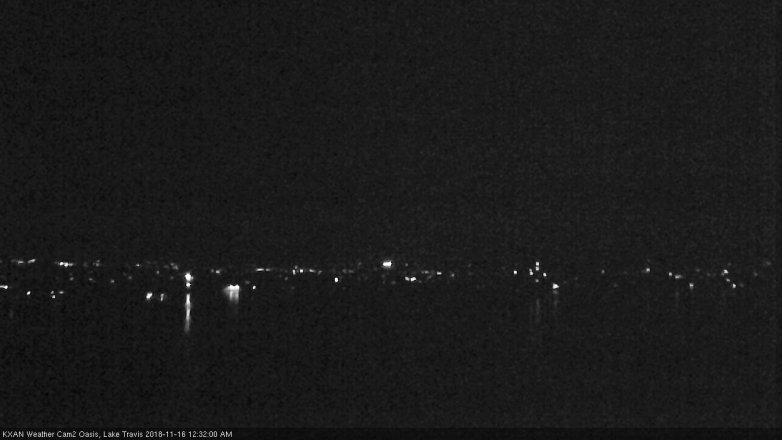 Lake Travis webcam, November 15, 2018 11:35 PM CT