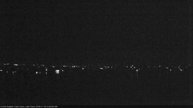Lake Travis webcam, November 15, 2018 11:45 PM CT