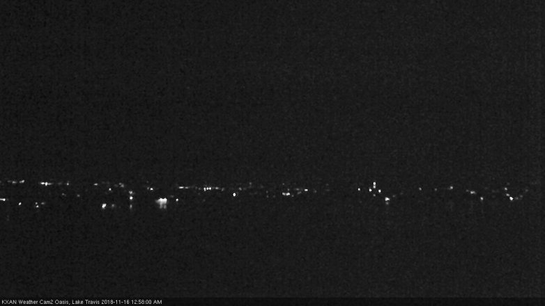 Lake Travis webcam, November 15, 2018 12:00 AM CT
