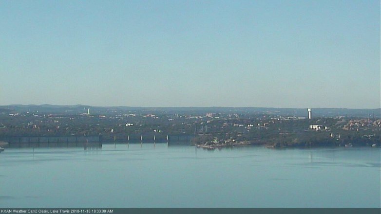 Lake Travis webcam, November 16, 2018 9:35 AM CT