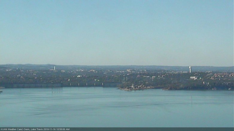 Lake Travis webcam, November 16, 2018 10:00 AM CT