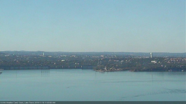 Lake Travis webcam, November 16, 2018 10:05 AM CT