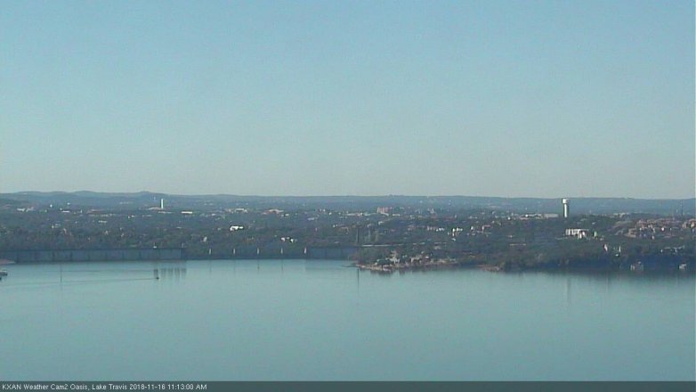 Lake Travis webcam, November 16, 2018 10:15 AM CT