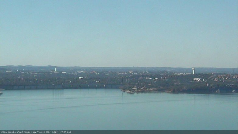 Lake Travis webcam, November 16, 2018 10:25 AM CT
