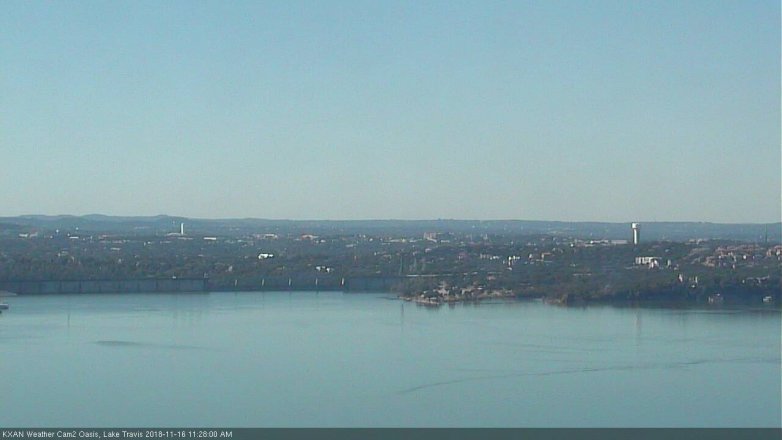 Lake Travis webcam, November 16, 2018 10:30 AM CT