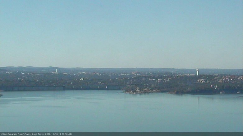 Lake Travis webcam, November 16, 2018 10:35 AM CT