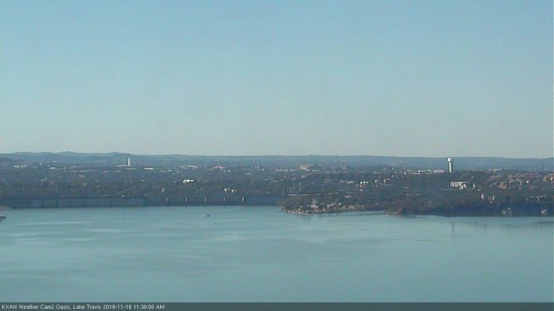 Lake Travis webcam, November 16, 2018 10:40 AM CT