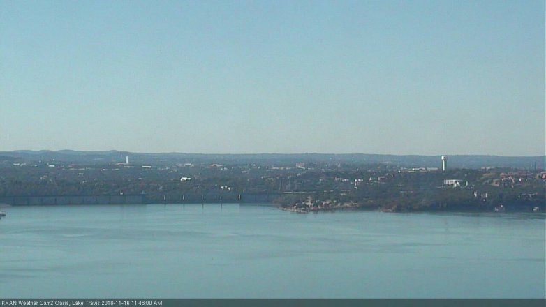 Lake Travis webcam, November 16, 2018 10:50 AM CT