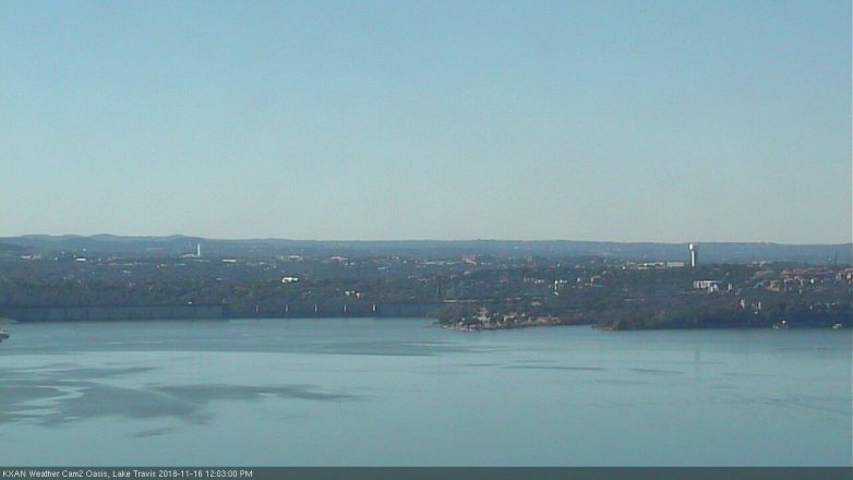 Lake Travis webcam, November 16, 2018 11:05 AM CT