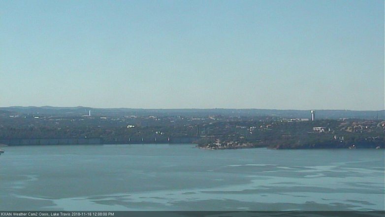 Lake Travis webcam, November 16, 2018 11:10 AM CT