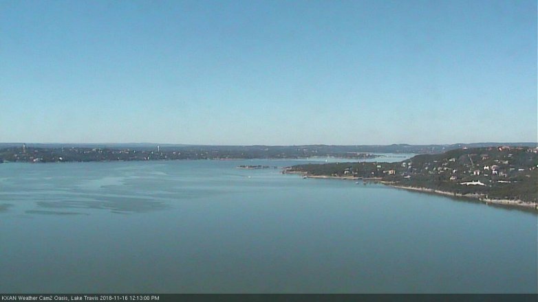 Lake Travis webcam, November 16, 2018 11:15 AM CT